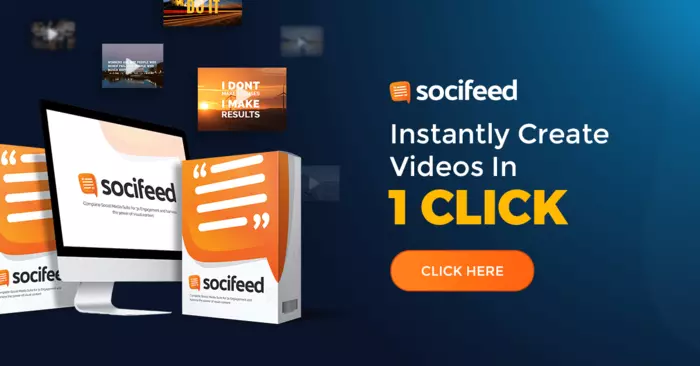 Socifeed automated video software done for you videos with quotes